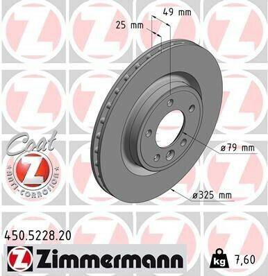 Auto-Bremsanlagen Zimmermann 450.5228.20