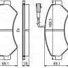 Auto-Bremsanlagen Bosch Bremsbeläge vorne für Peugeot Boxer Citroen Jumper Fiat (0 986 494 799)