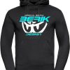 Berik The New Eye Hoodie weiss/blau Motorradjacken