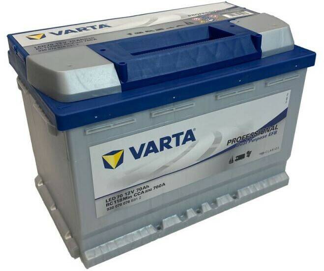 Autobatterien VARTA LED70 Professional EFB 12V 70Ah 760A