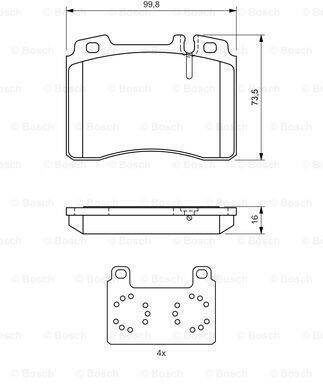 Bosch 986 424 170 Auto-Bremsanlagen