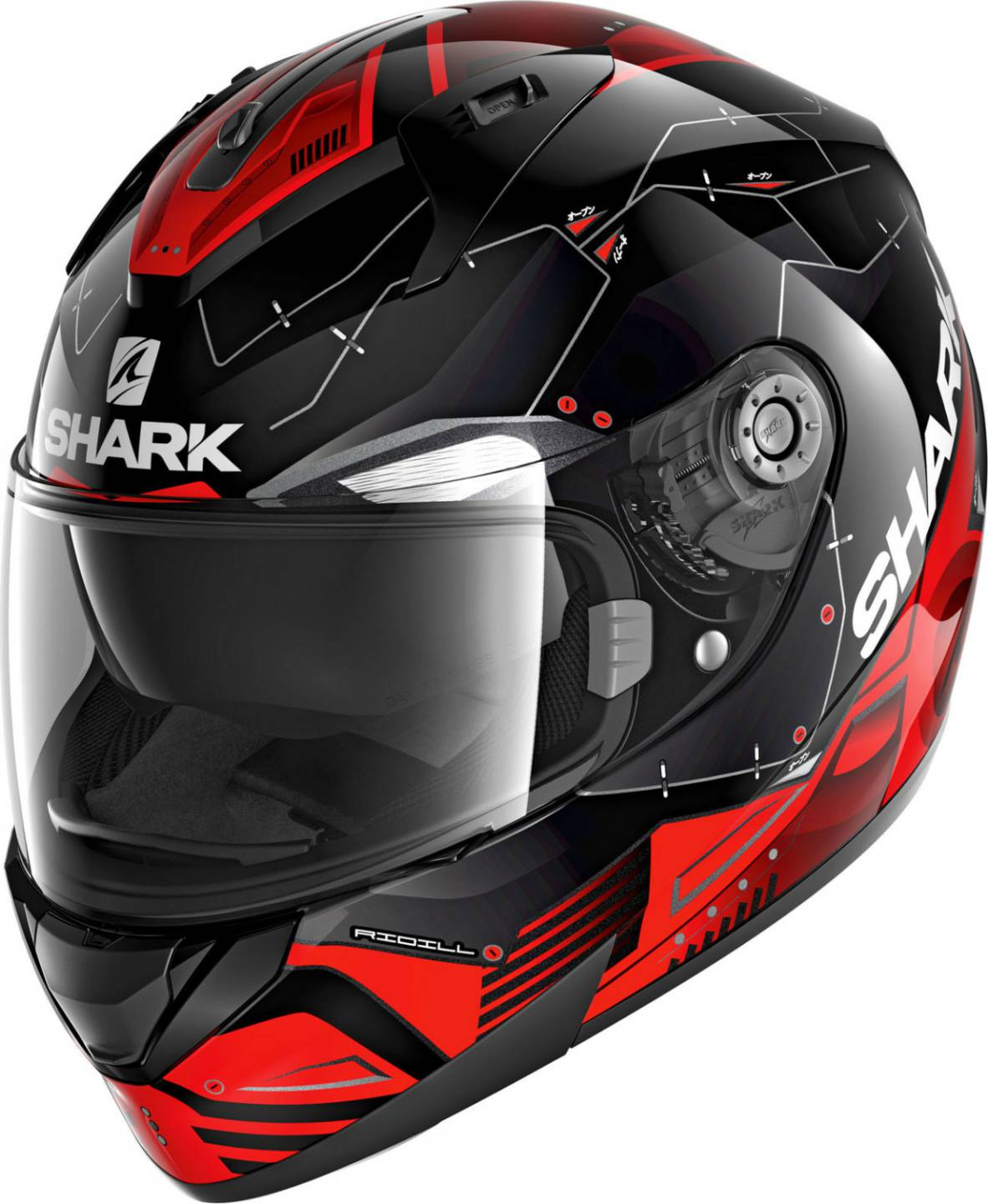 SHARK Ridill SHARK RidillBlack red grey